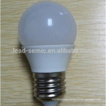 China factory price E14 Aluminium and plastic led lighting bulb G45